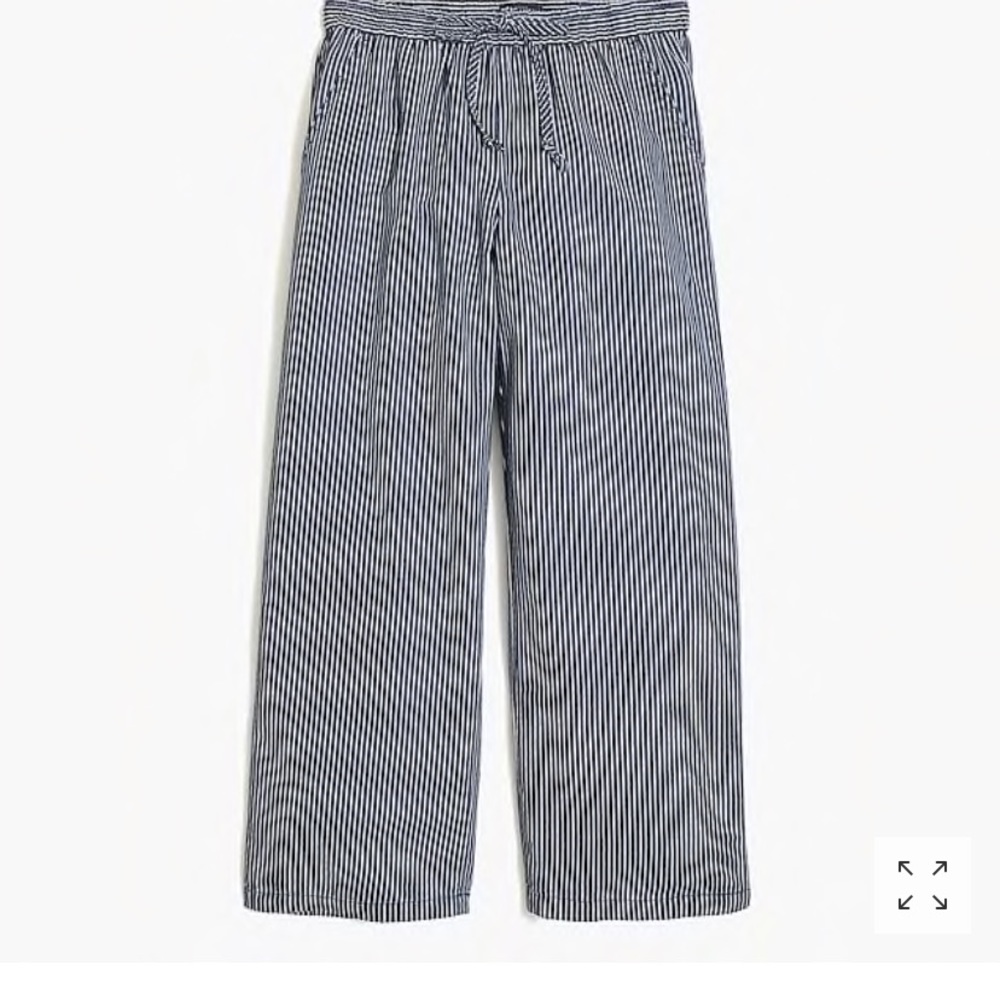 J.Crew Factory Striped Drawstring Pants